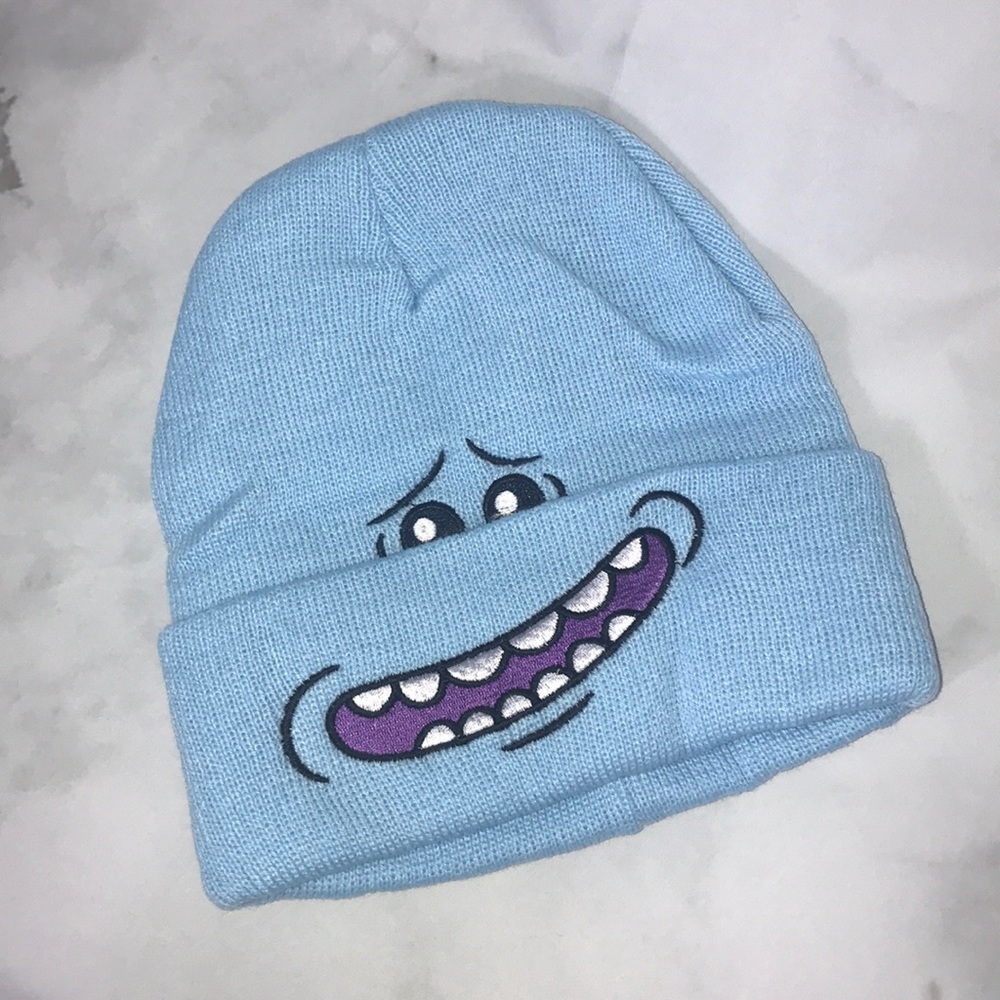 NEW Rick and Morty Mr Meeseeks beanie hat - Picture 2 of 3